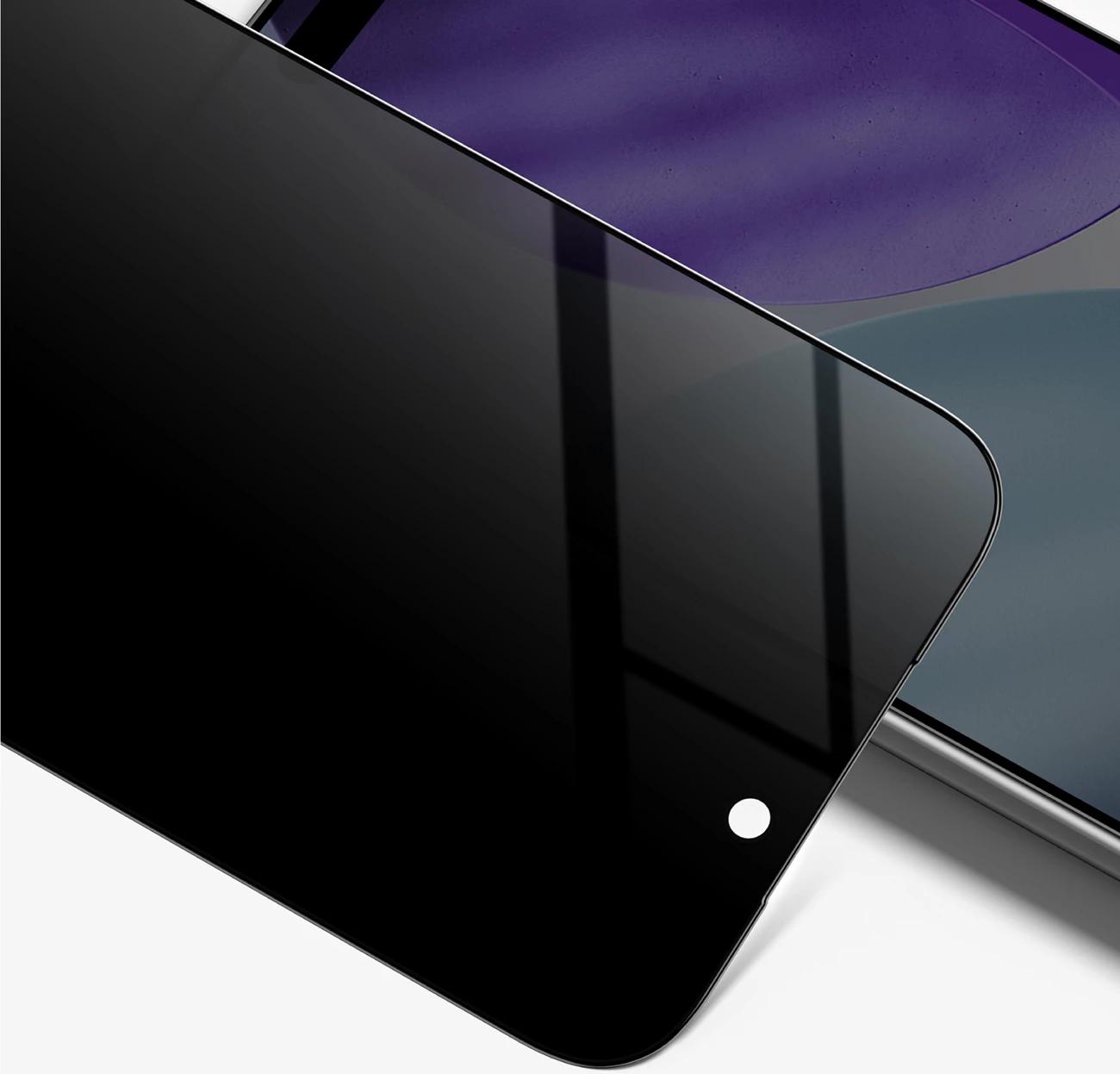 Xham privatësie i temperuar AmazingThing Radix për iPhone 17 Pro, i zi