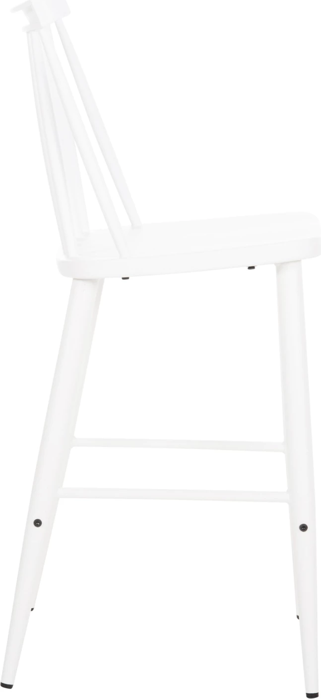 Karrige për bar mesatare Vanessa FH9300.11 polipropilenë & metal-bardhë 45,5x46x97Hcm., set prej 2 copë
