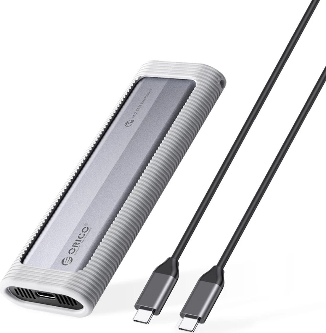 Kasë Orico AXM2S-G2 për SSD M.2 NVMe/NGFF, USB-C 10Gb/s, Gri