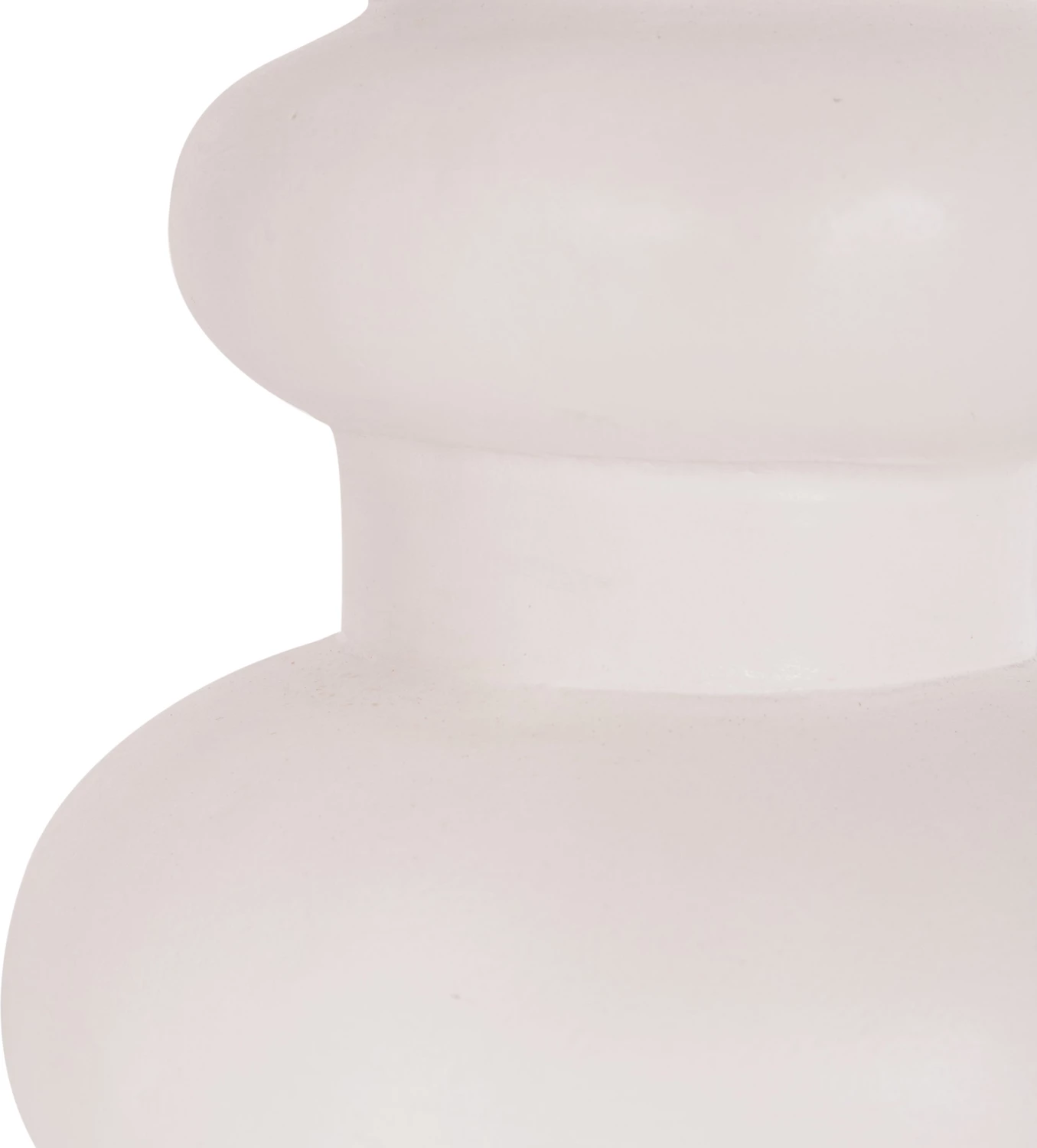 Vazo dekorative tavoline LEMA, terrakotë e bardhë, FH4664.02M, 22x29cm