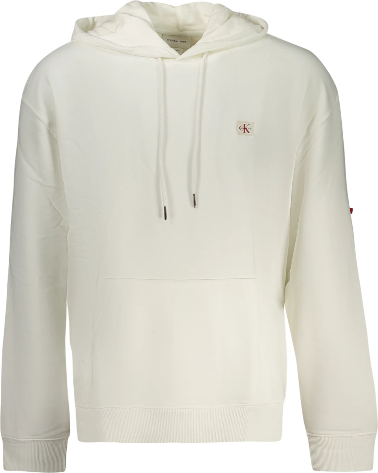 Duks me kapuç për meshkuj Calvin Klein, të bardhë