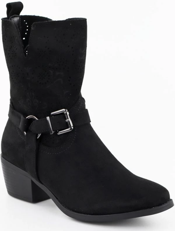 Çizme cowboy për femra M. Daszyński MR1921-47, të zeza