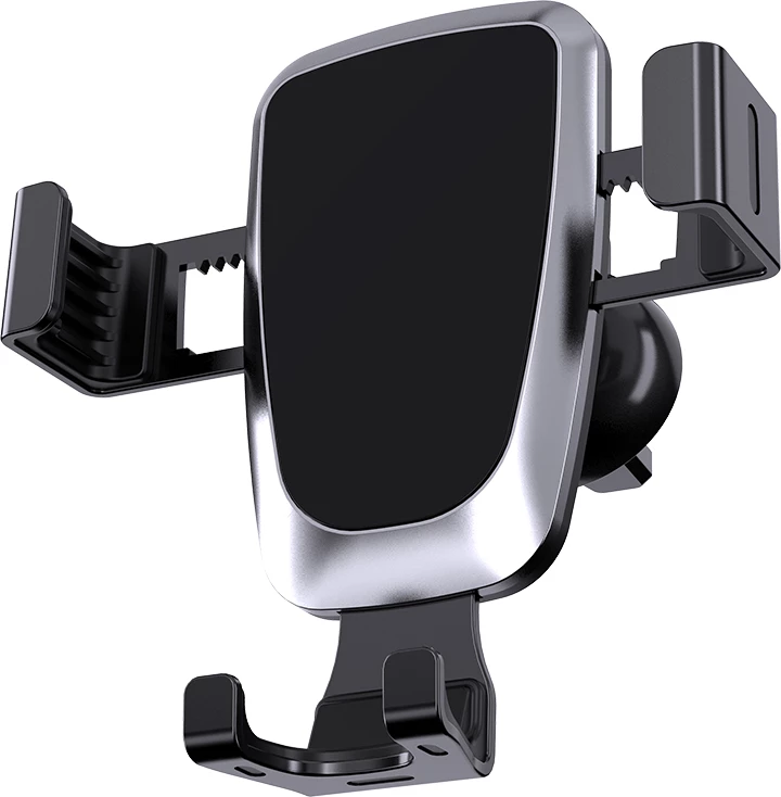 Mbajtës gravitacional për celular Hurtel YC08, për grilë të ajrit, i zi