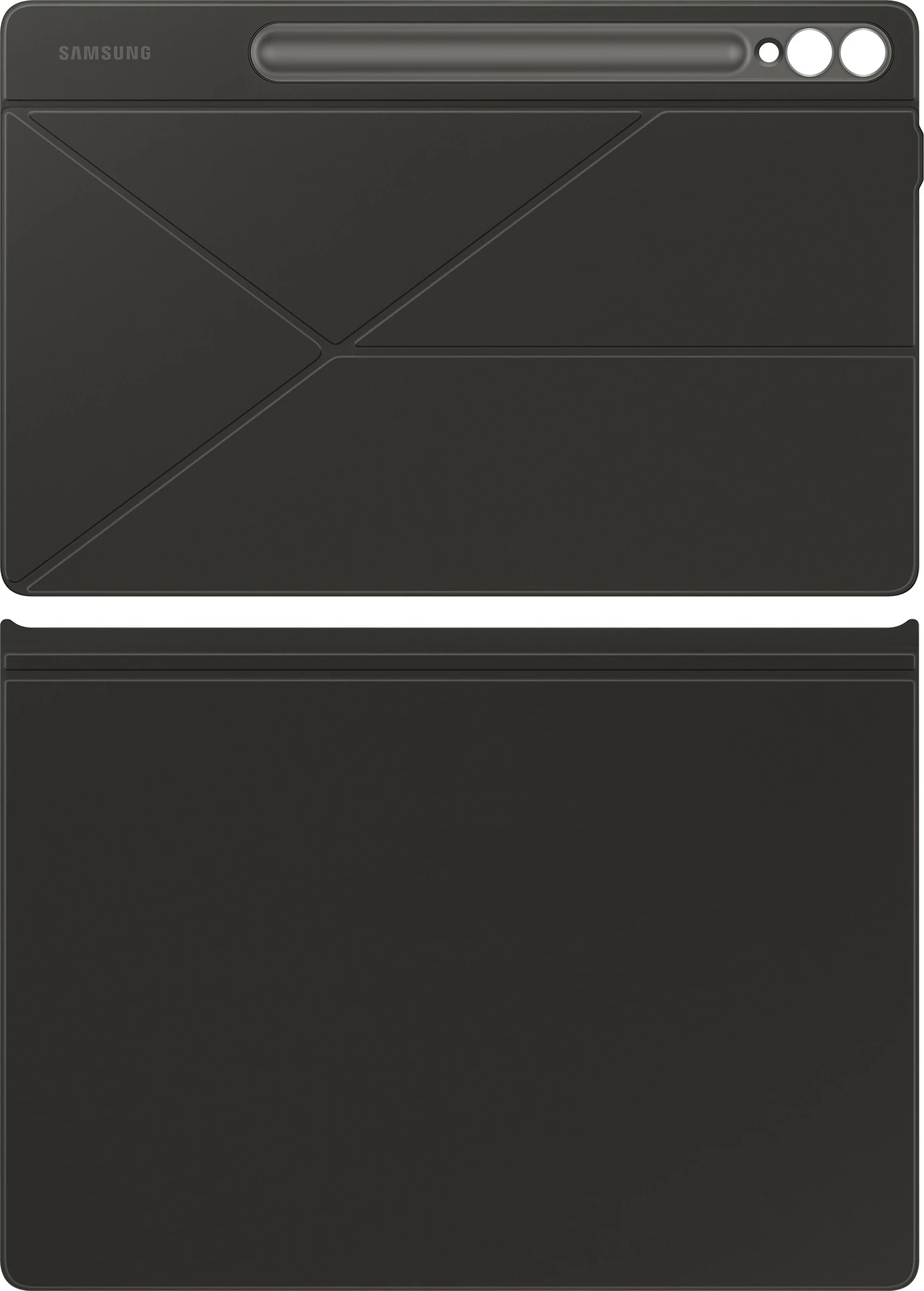 Mbështjellës Samsung Smart Book Cover për Galaxy Tab S10+ / S9+ / S9 FE+ i zi