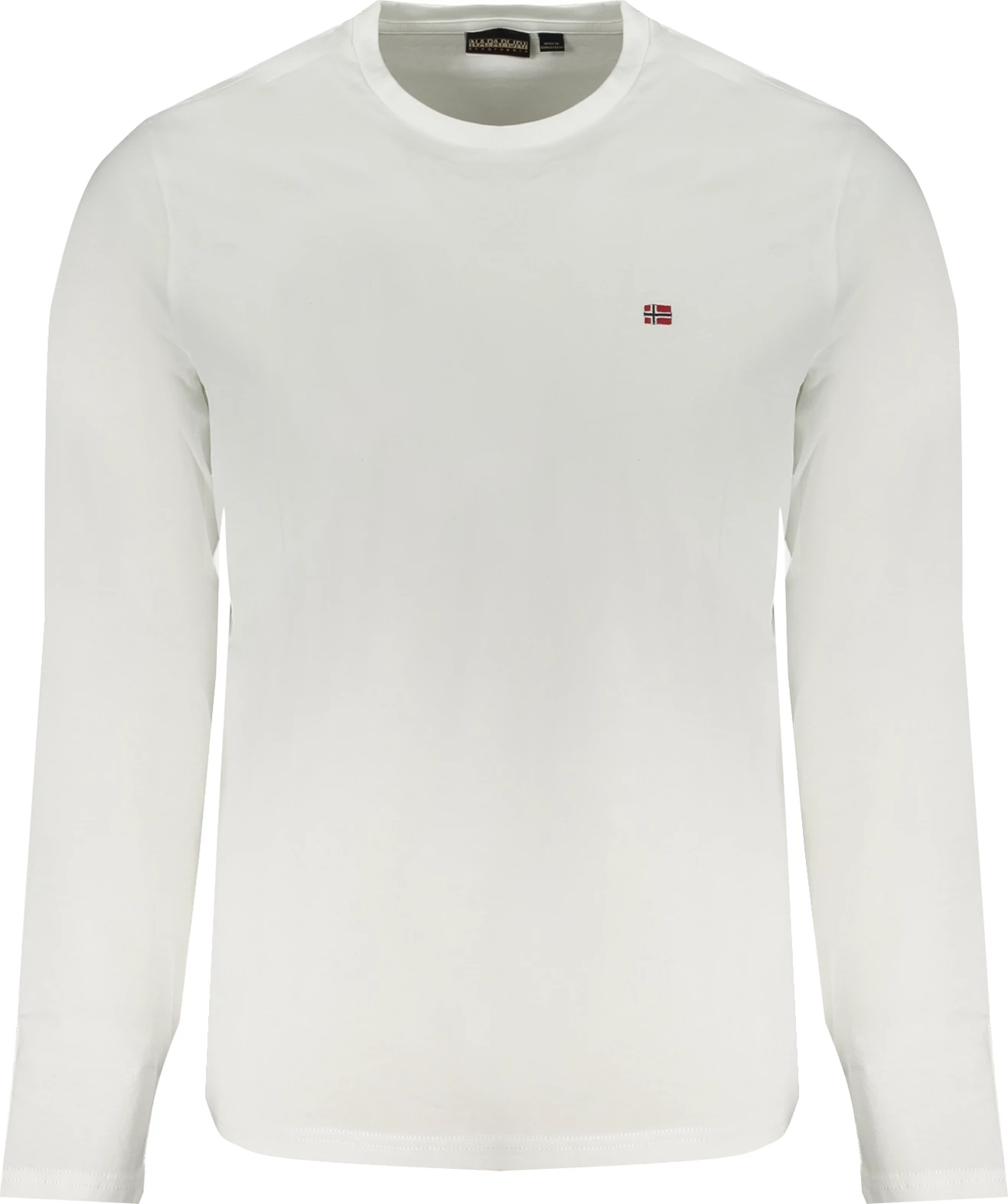 Maicë me mëngë të gjata NAPAPIJRI meshkuj, e bardhë