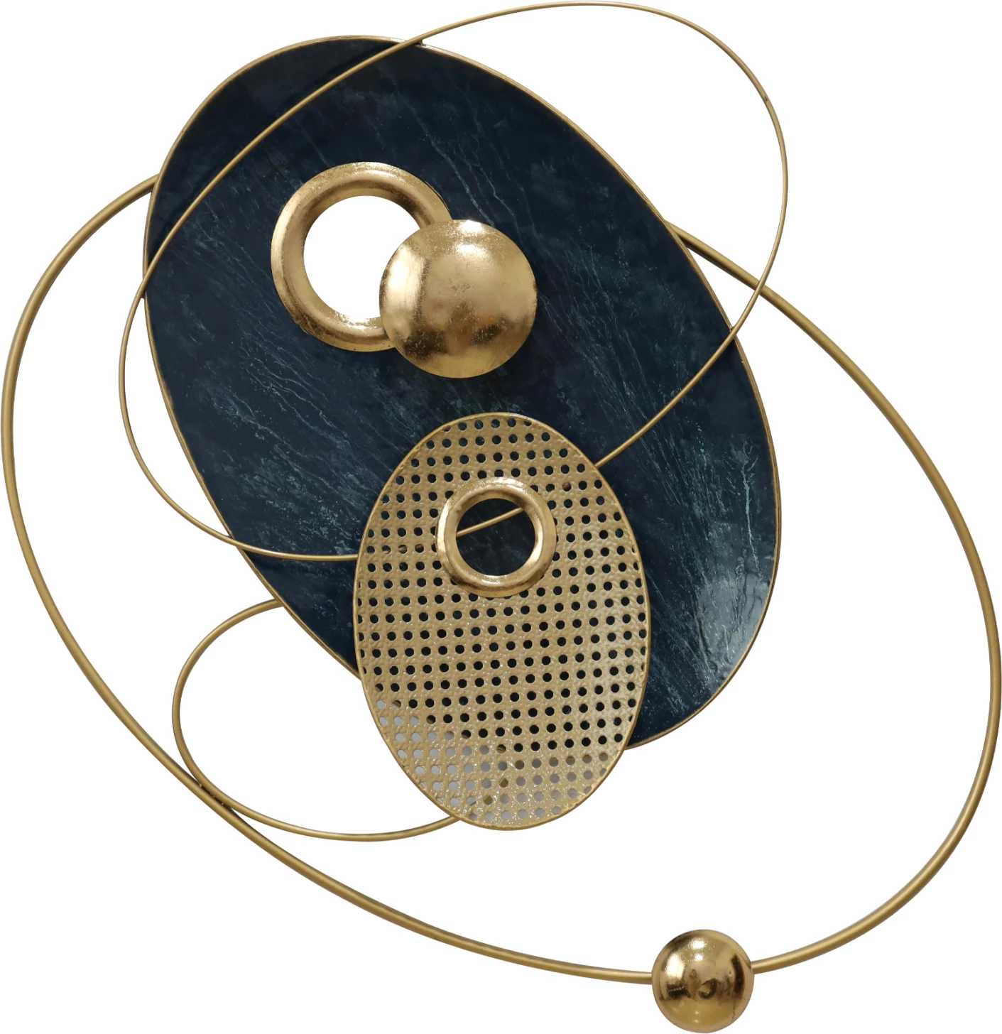 Dekor muri FH7550 sistem planetar artistik metal-ari, gri e errët