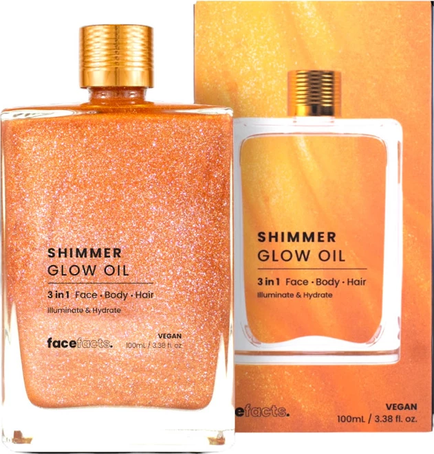 Face Facts 3in1 Shimmer Glow Oil - 100ml