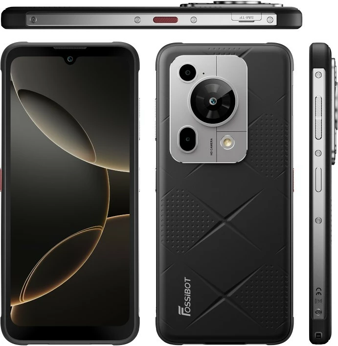 Celular Fossibot F112 Pro 8GB/256GB 6.88" 120Hz 5G Android 14 bateri 7150mAh Dual SIM USB‑C, e zezë