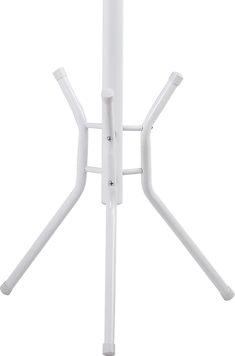 Stendë për pallto Piero, metalike, e bardhë, 44x181cm