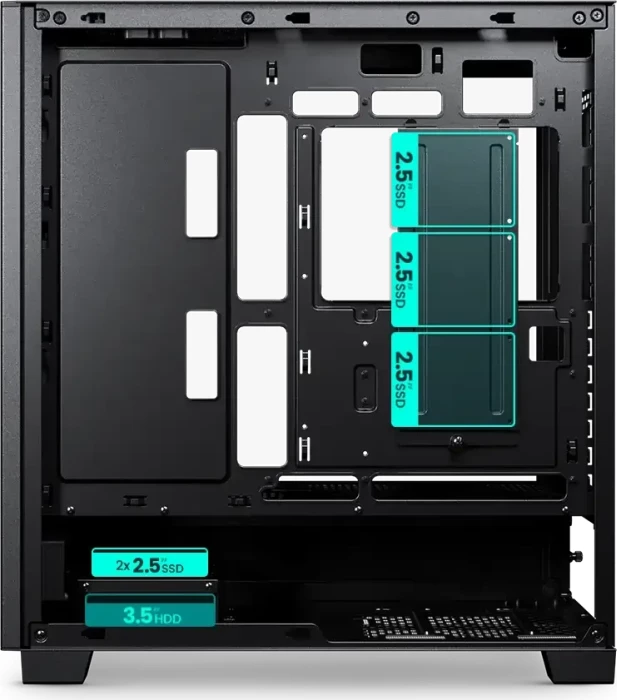 Kasë PHANTEKS XT Silent PH-XT523PSC_BK01, E-ATX Big Tower, USB-C, e zezë