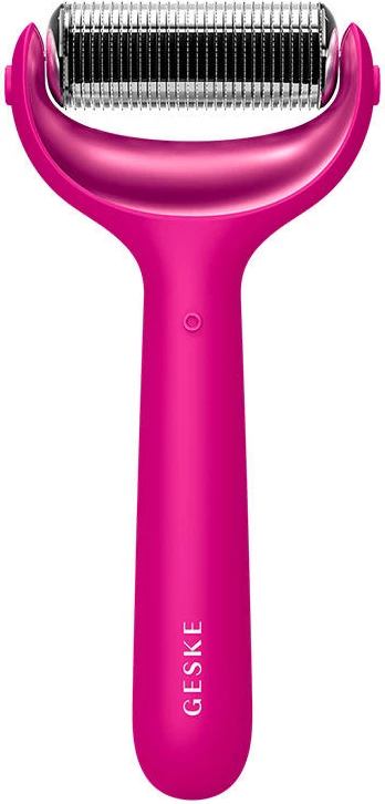 Roller mezoterapie Geske MicroNeedle Face&Body 9in1 me aplikacion, magenta