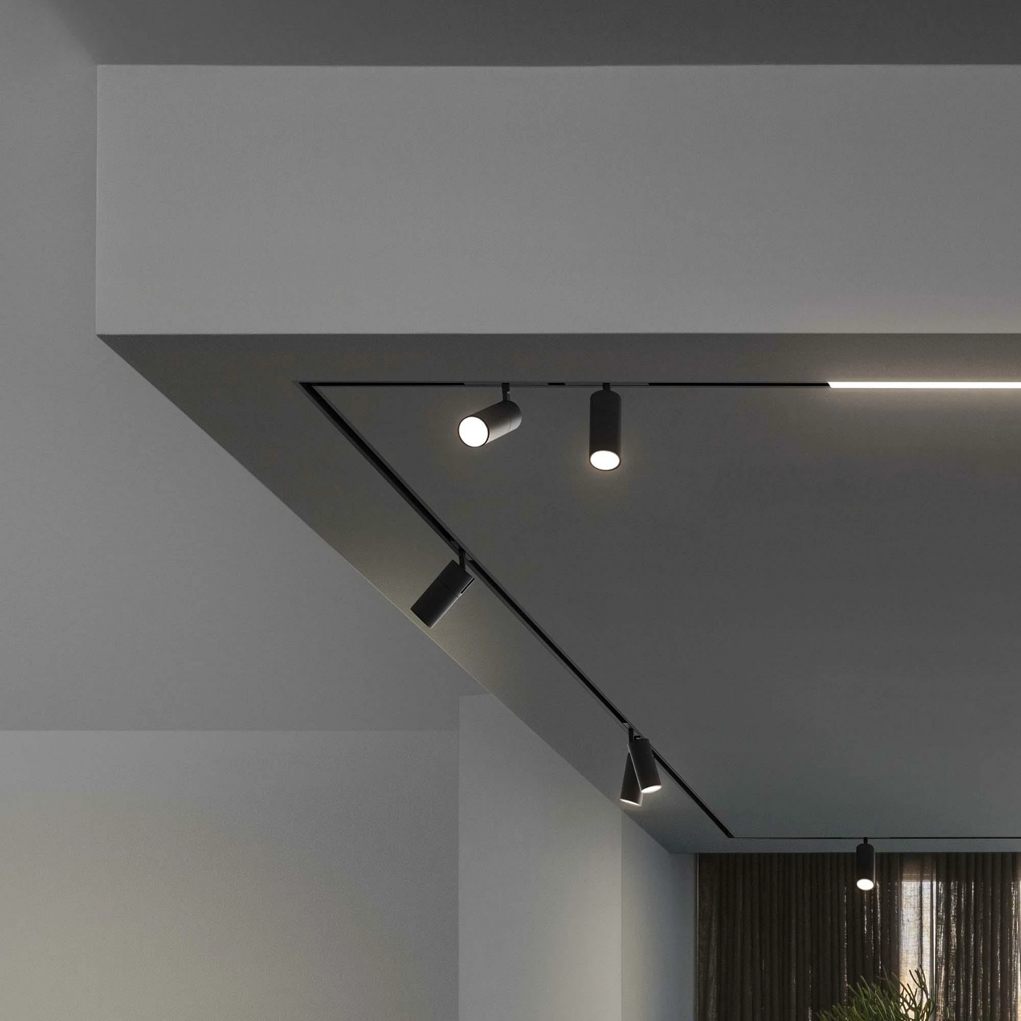 Sisteme Ndriçimi Ego track single 03w 3000k on-off