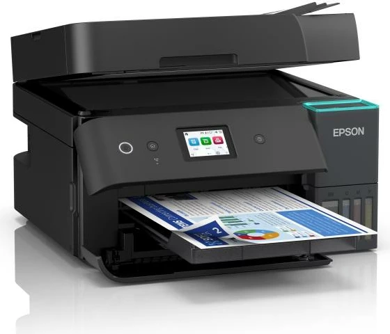 Printer multifunksional Epson EcoTank ET-4950 (C11CL40402), Inkjet, 18ppm, me Fax, EcoTank, e zezë