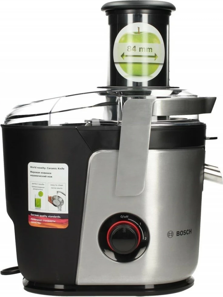 Shtrydhëse frutash Bosch MES 4000, 1000W, inox/zezë