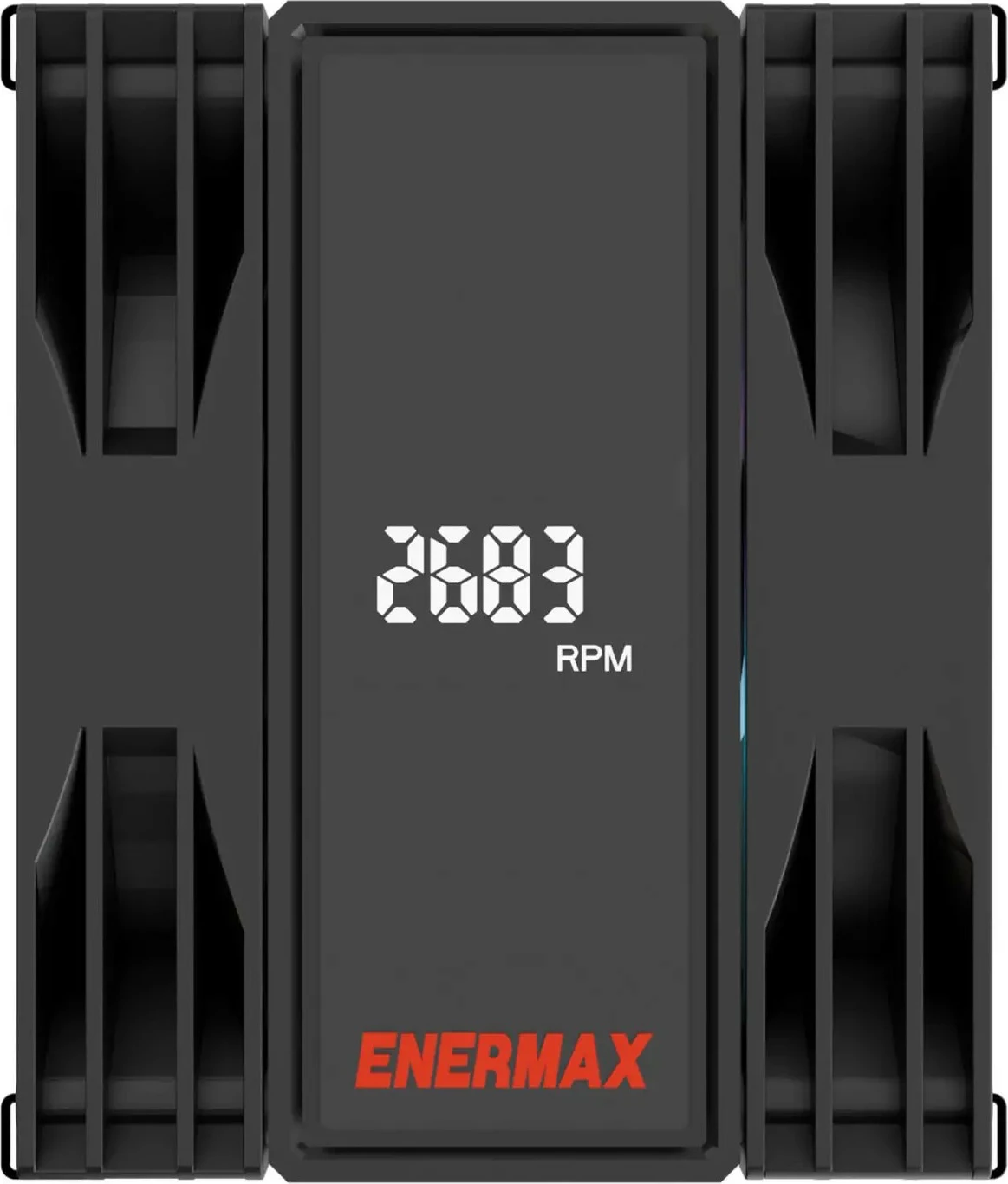 Kasë ftohëse Enermax ETS-T41D, 2x120mm, ARGB, e zezë