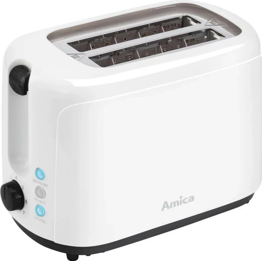 Toster Amica Friend TD1012, 750W, 2 vende, i bardhë