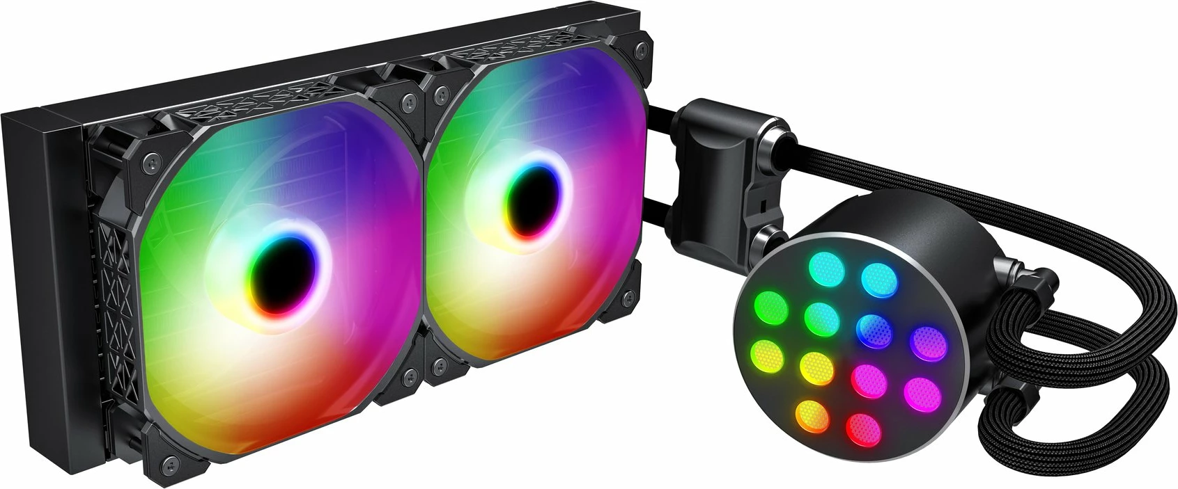 Ventilator Ftohës Me Ujë Për Kompjuter SAMA CY240mm black (Zezë)