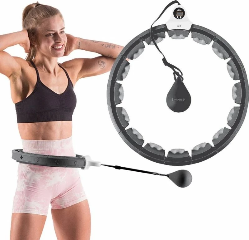 Hula hoop fitness HMS, e zezë