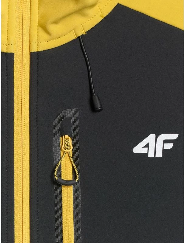 Jakne softshell për meshkuj 4F, e zezë