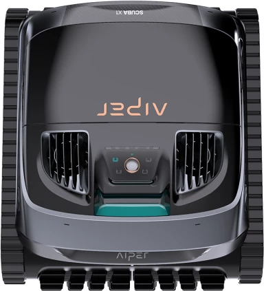 robot pastrues pishine me bateri AIPER Scuba X1, thithje 420 LPM, 180 min, pastrim fund/mure/vijë uji, stacion karikimi pa kabllo, zi/gri