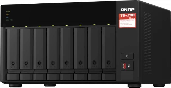 Server NAS QNAP TS-873A-8G, 8-bay, 8GB RAM, 2.5GbE, i zi