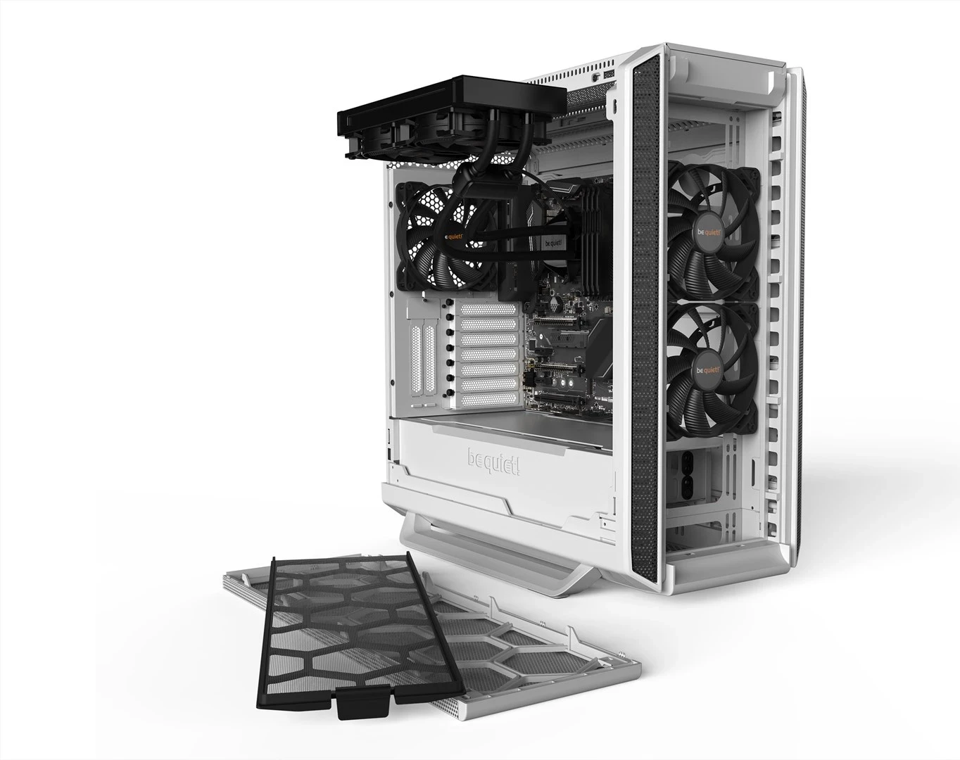 Kasë kompjuteri be quiet! 802 Base Midi Tower, e bardhë