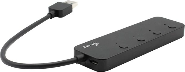 Hub USB i-tec U3CHARGEHUB4, 4 porta USB 3.0, Metal, i zi