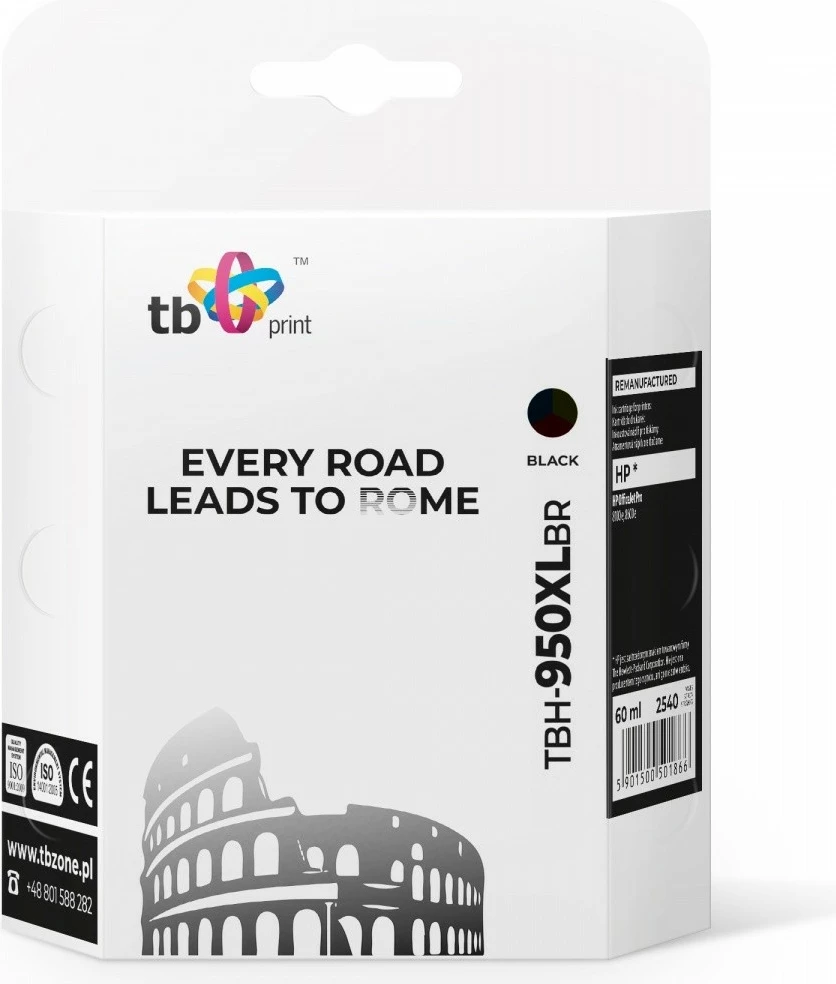 Toner TB Print TBH-950XLBR për HP Officejet Pro 8100/8600, i zi