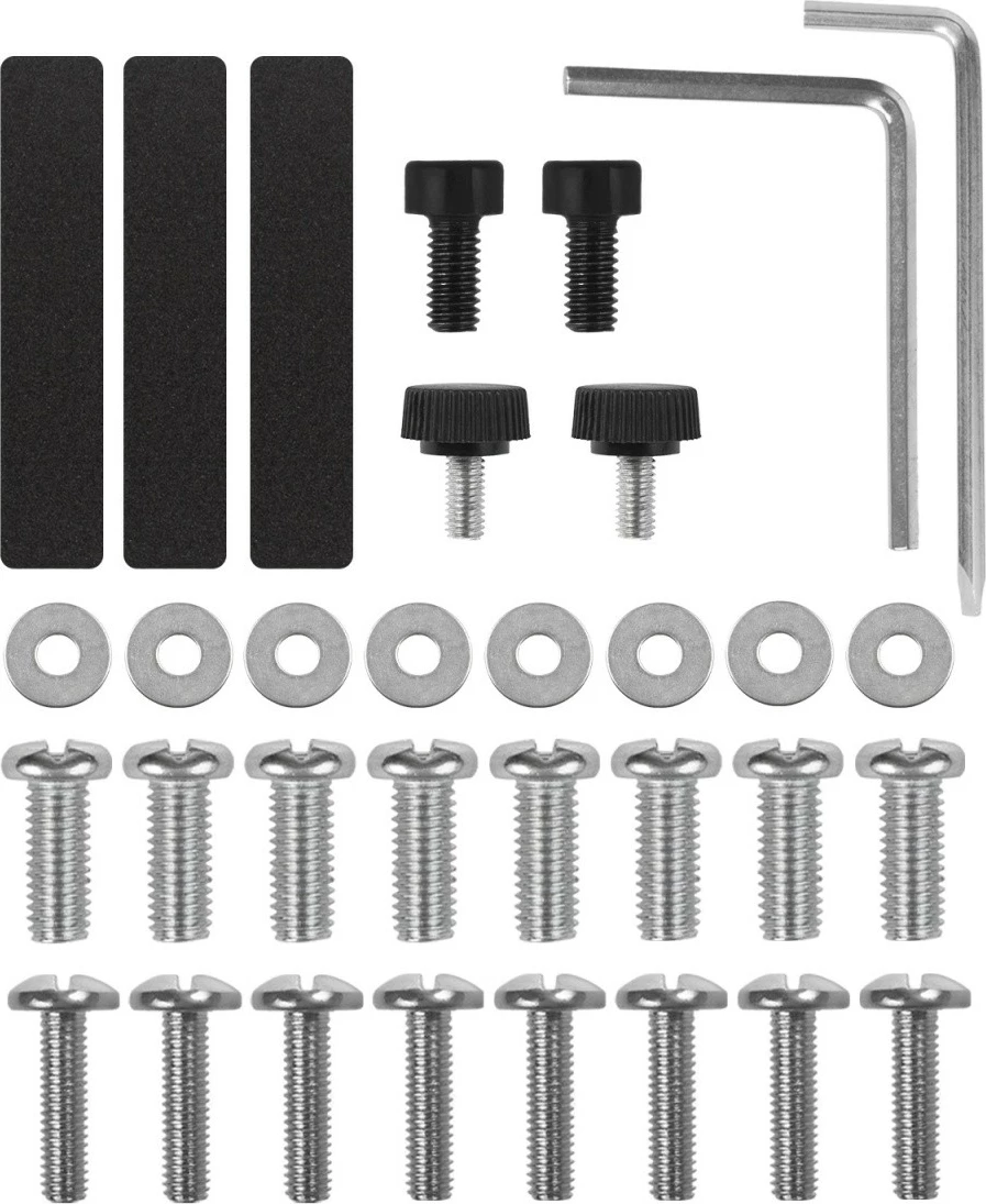 Mbajtës tavoline për 2 monitorë Maclean MC-134, 17-32\", VESA 75x75/100x100, 2-10 kg, i zi