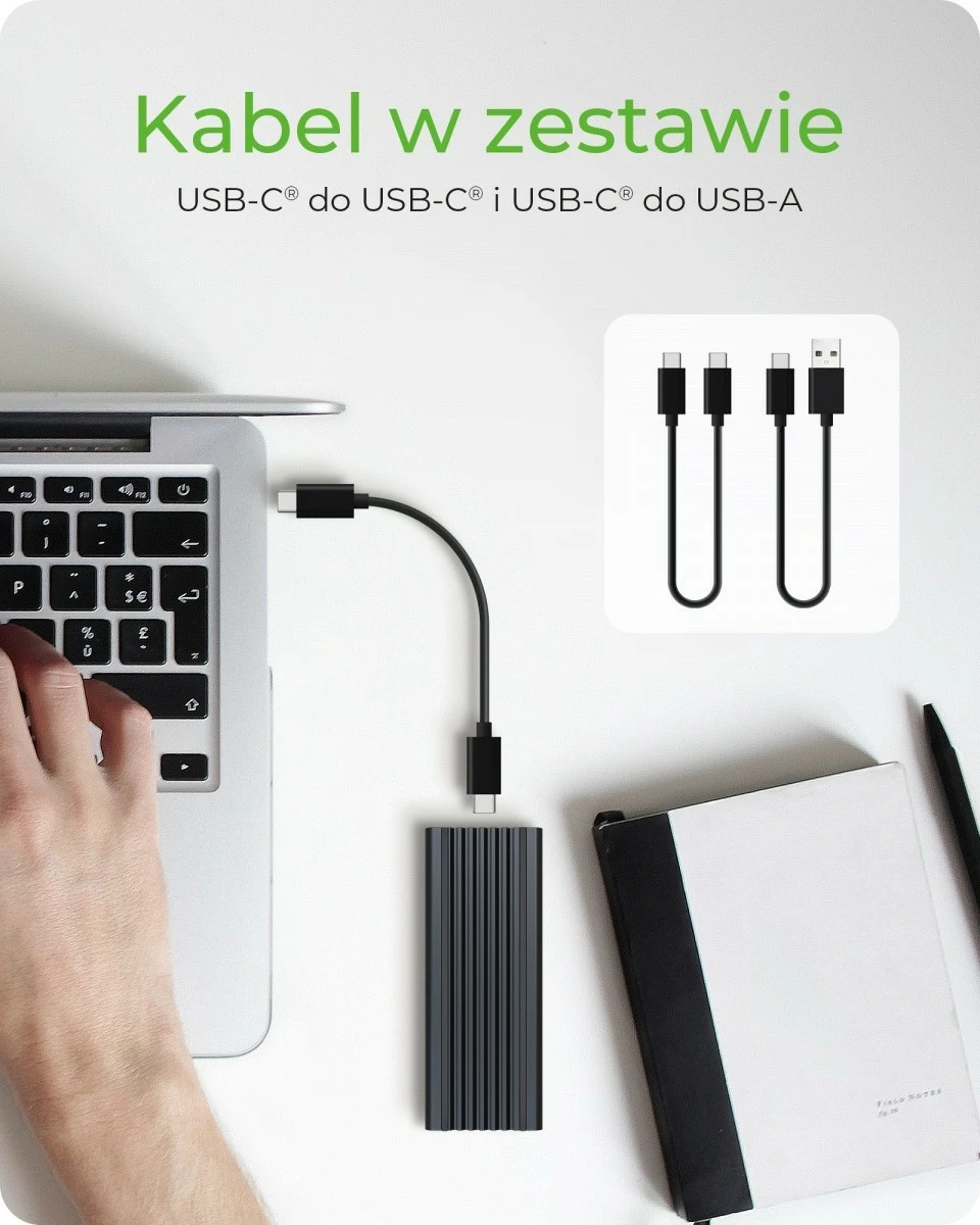 Kasë IcyBox IB-1824ML-C31 për SSD M.2 NVMe, RGB, e zezë