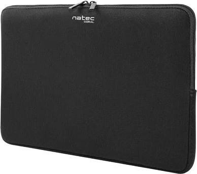 Mbështjellës laptop Natec Coral, 14.1 inç, Neopren, i zi