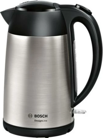 Zierës uji, Bosch, TWK3P420, 1.7L, çelik inox, e zezë