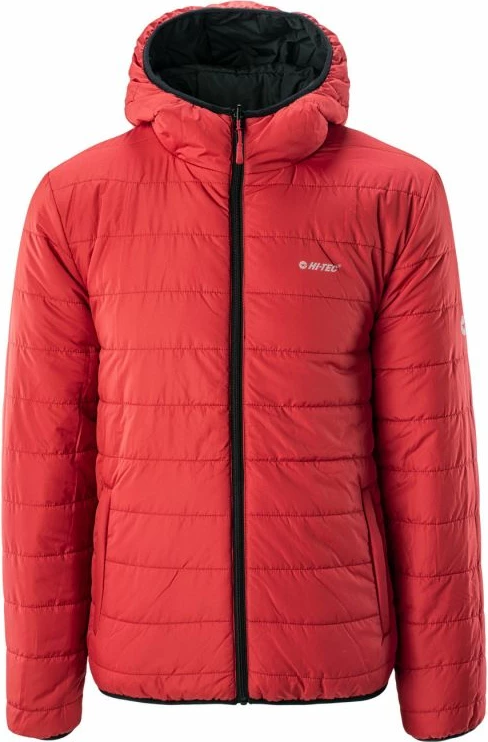 Jakne Hi-Tec për meshkuj, e zezë dhe e kuqe