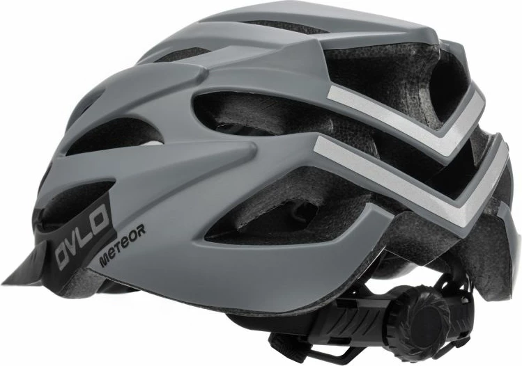 Helmetë për meshkuj dhe femra Meteor, e hirtë