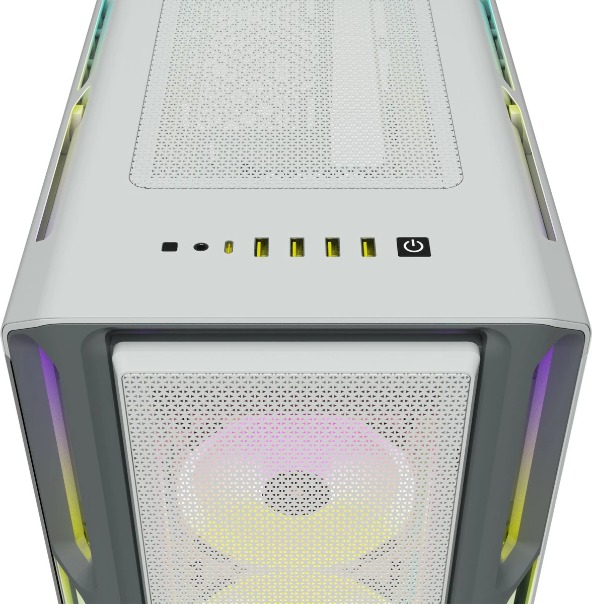 Kasë Corsair iCUE 5000T RGB TG, Midi Tower, e bardhë