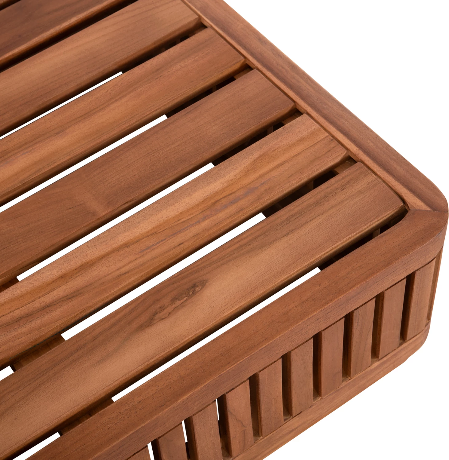 Shezlong VERNON, dru tik natyral, pa jastëk, 200x80x25cm