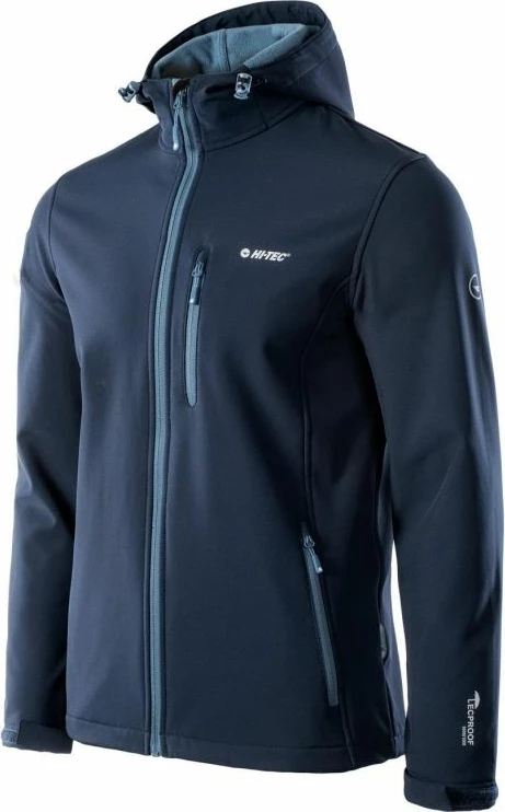 Jakne për meshkuj Hi-Tec Caen, e zezë