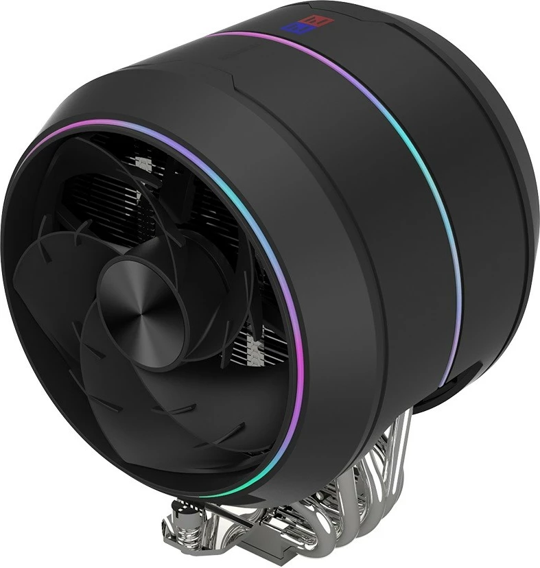 Ftohës CPU Zalman ZET5 Black, 2 ventilatorë, 5 heatpipe, me ndriçim, i zi