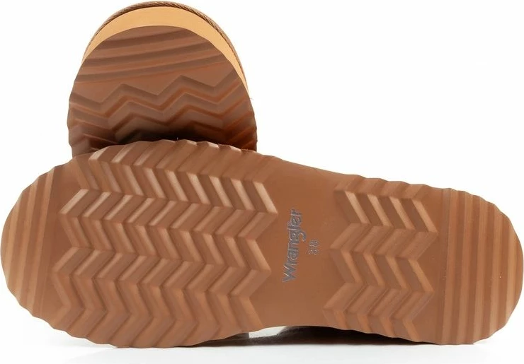 Çizme të shkurta për femra Wrangler, kafe