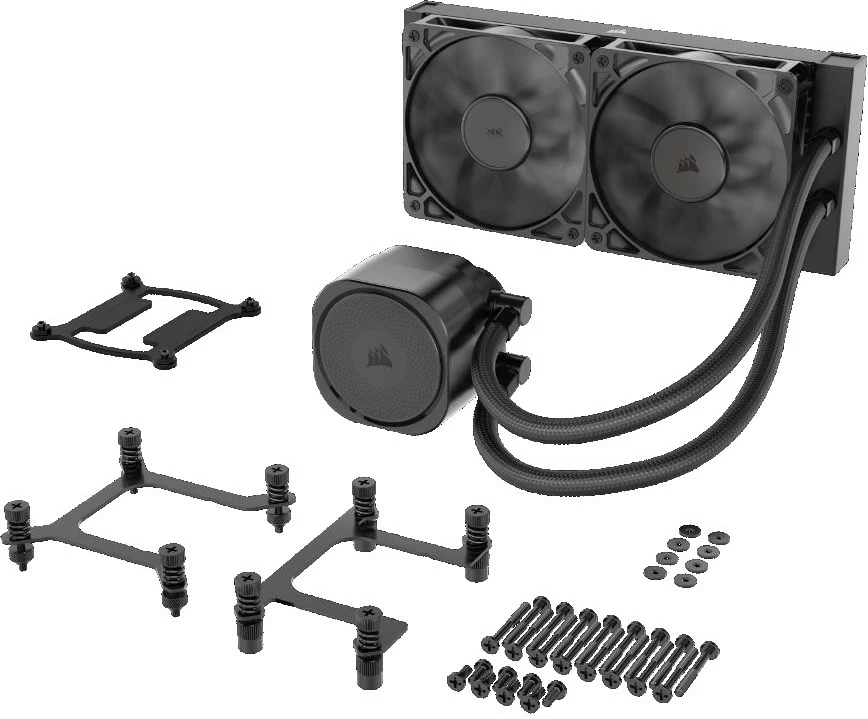 Ftohës procesori Corsair NAUTILUS 240, 240mm, ftohje me lëng, i zi