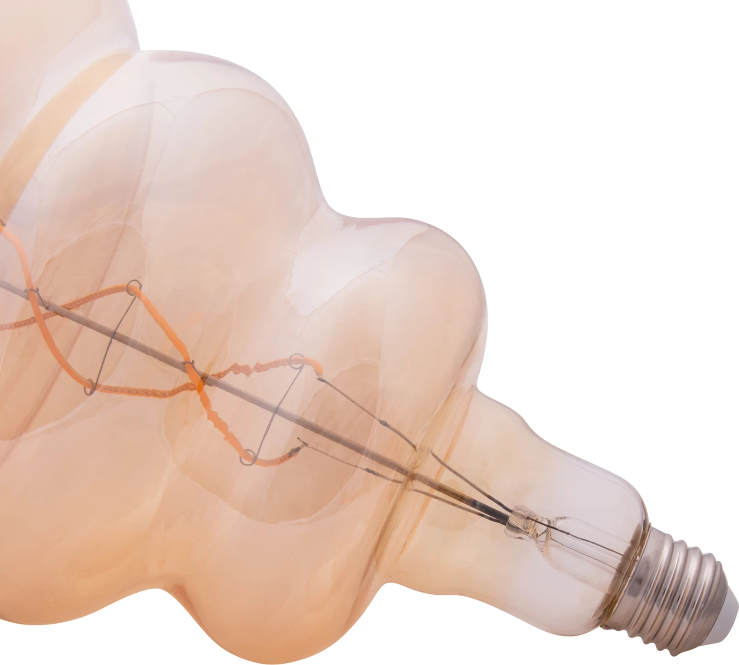 Llambë LED filament, ngjyrë ari, FH4056.02, 8W, E27, 3000K, e zbehtë