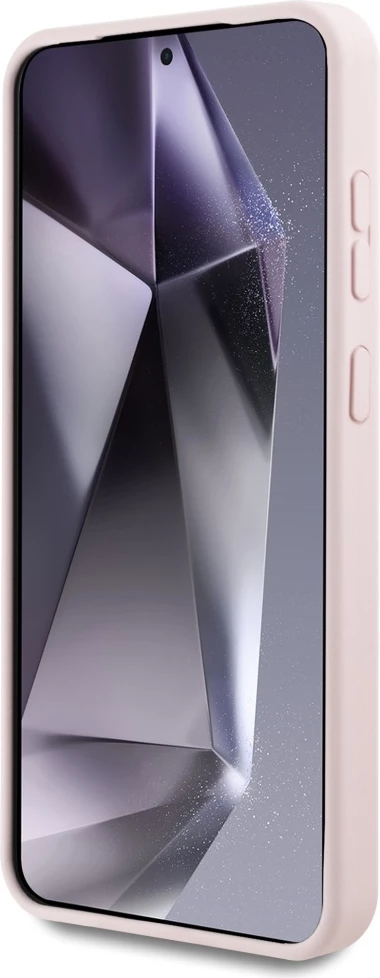 Mbështjellës Karl Lagerfeld Silicone Graffiti Ikonik me MagSafe për Samsung Galaxy S25, rozë