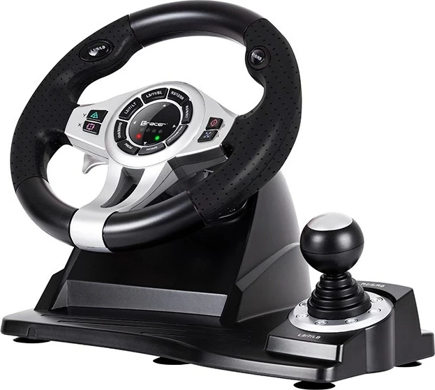 Tracer TRAJOY46524 Gaming Controller Black Steering wheel + Pedals PlayStation 4, Playstation 3