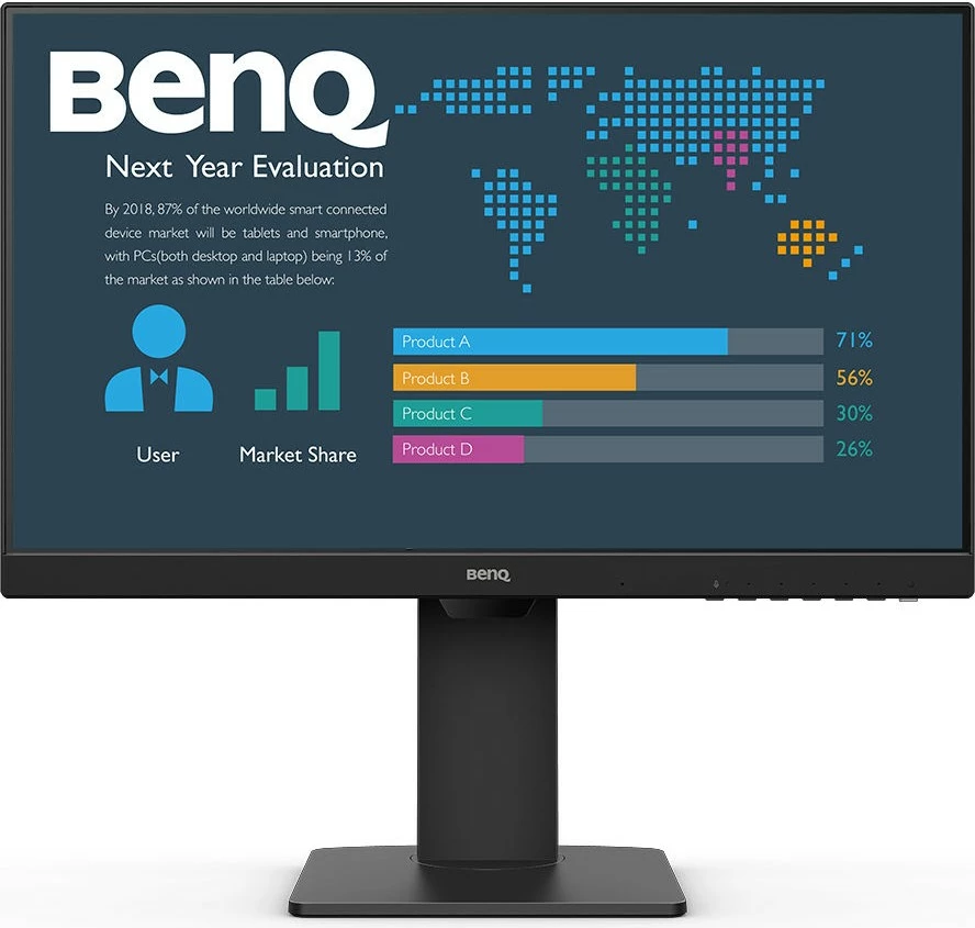 Monitor BenQ BL2486TC, 23.8", Full HD, i zi