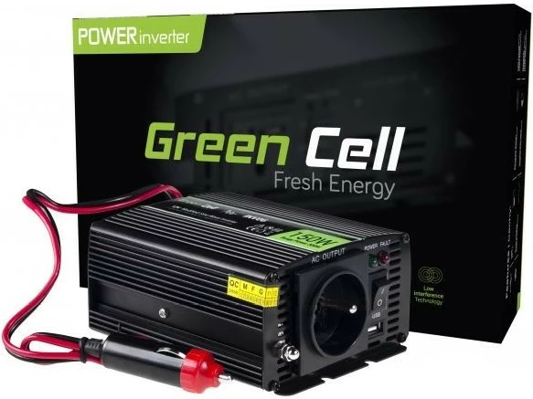 Inverter Green Cell INV06, 150W/300W, 12V/230V, i zi