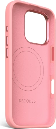 Mbështjellës Decoded AntiMicrobial Silicone Stacks me MagSafe për iPhone 16 Pro, Rozë