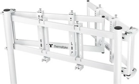 Mbajtës për 3 monitorë Thermaltake Triple Monitor Stand, për cockpit, i bardhë