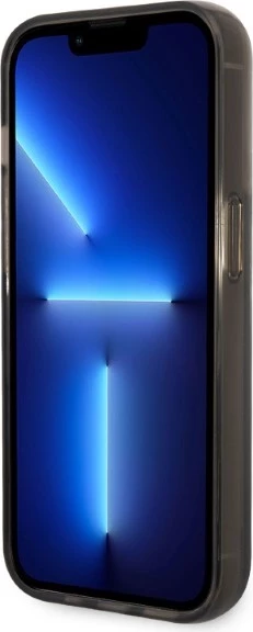 Mbështjellës Karl Lagerfeld KLHCP14LLNKHCK për iPhone 14 Pro 6.1", Glitter, i zi