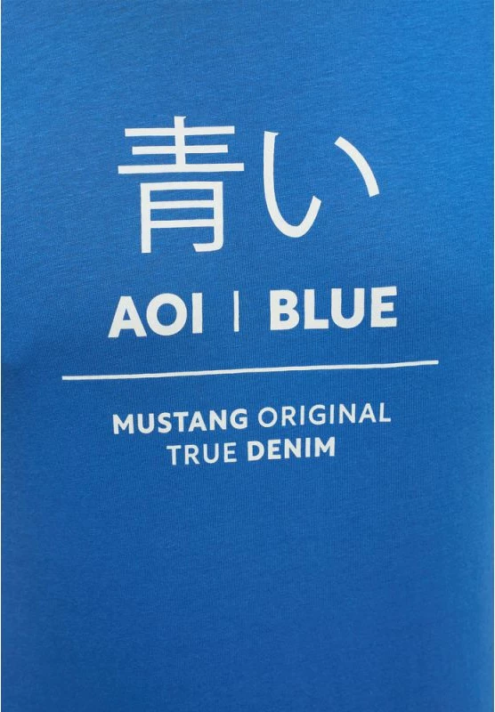 Maicë Mustang Alex C Print për Meshkuj, Blu