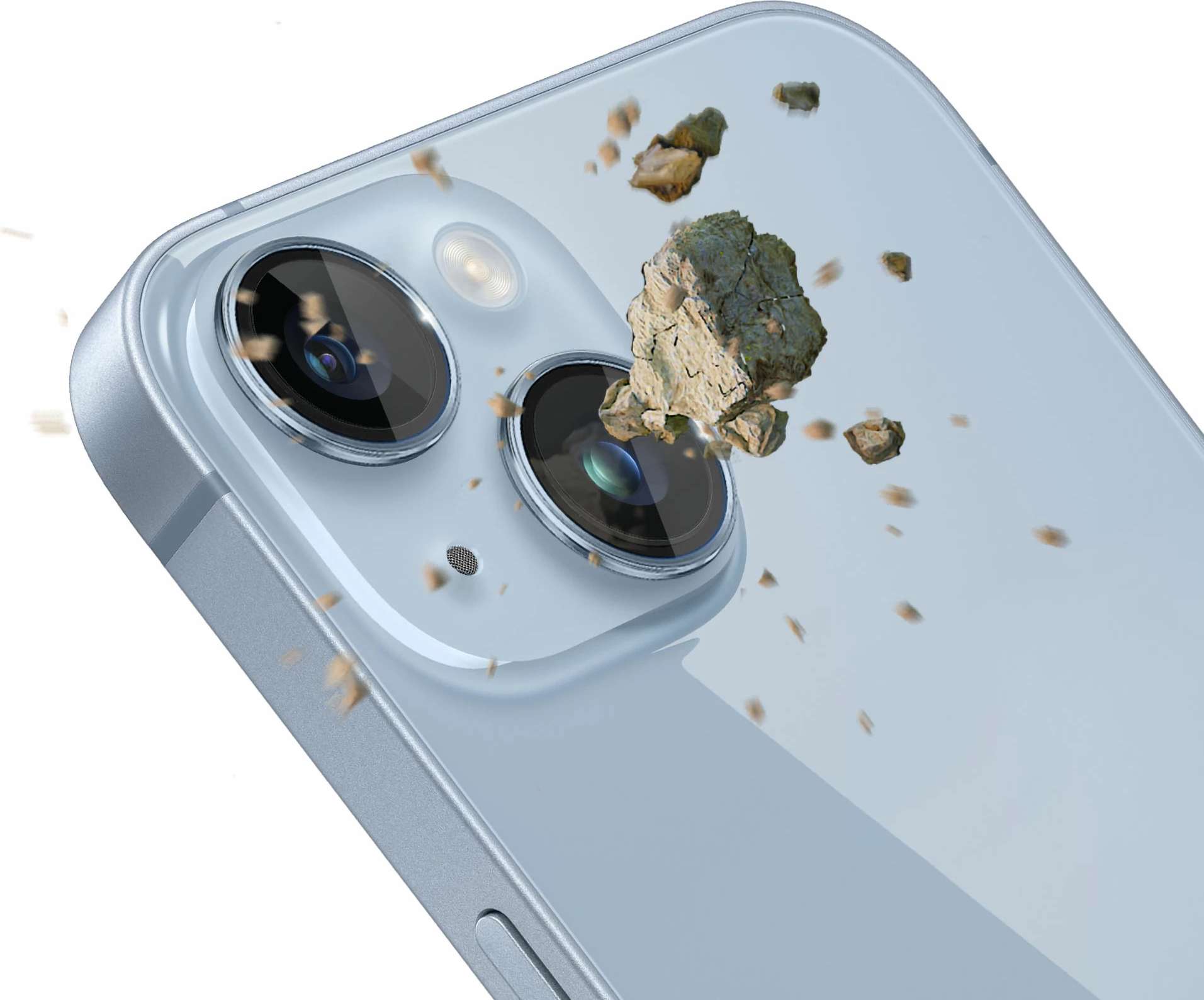 Mbrojtës xhami për kamerë 3mk Protection Lens Pro për iPhone 14 Plus, Blu